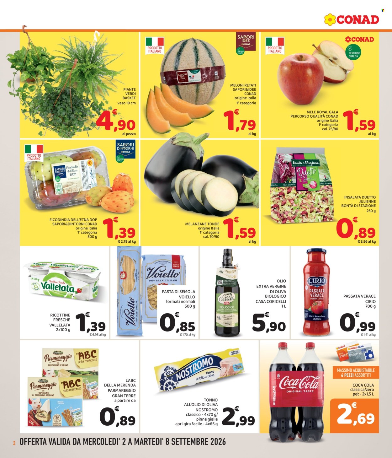 Volantino Conad - 2/9/2026 - 8/9/2026. Pagina 2