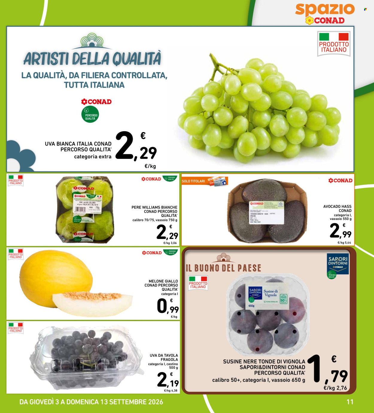 Volantino Spazio Conad - 3/9/2026 - 12/9/2026. Pagina 11
