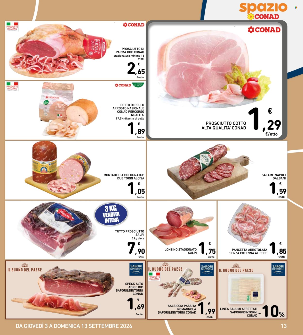 Volantino Spazio Conad - 3/9/2026 - 12/9/2026. Pagina 13