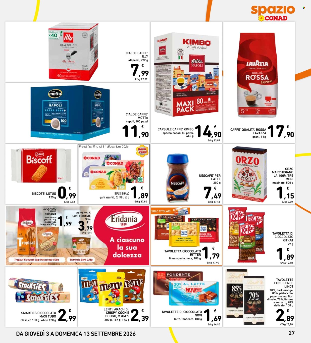 Volantino Spazio Conad - 3/9/2026 - 12/9/2026. Pagina 27