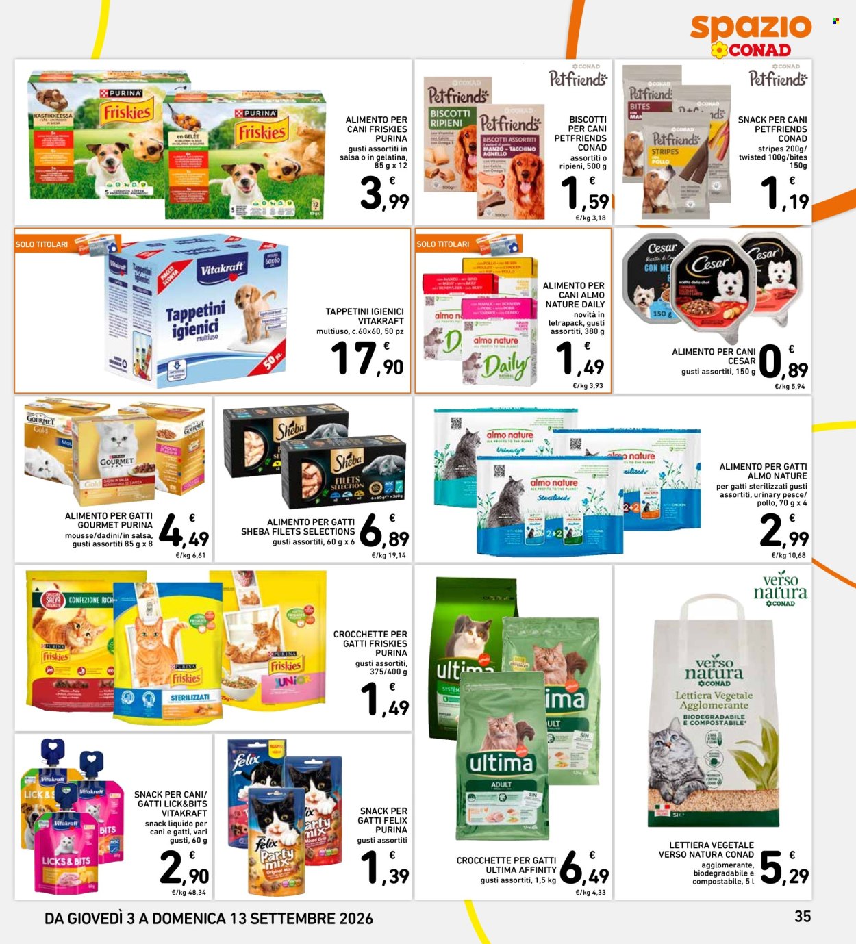 Volantino Spazio Conad - 3/9/2026 - 12/9/2026. Pagina 35
