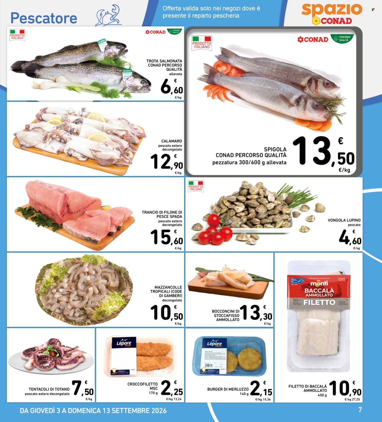 Volantino Spazio Conad - 3/9/2026 - 12/9/2026. Pagina 7