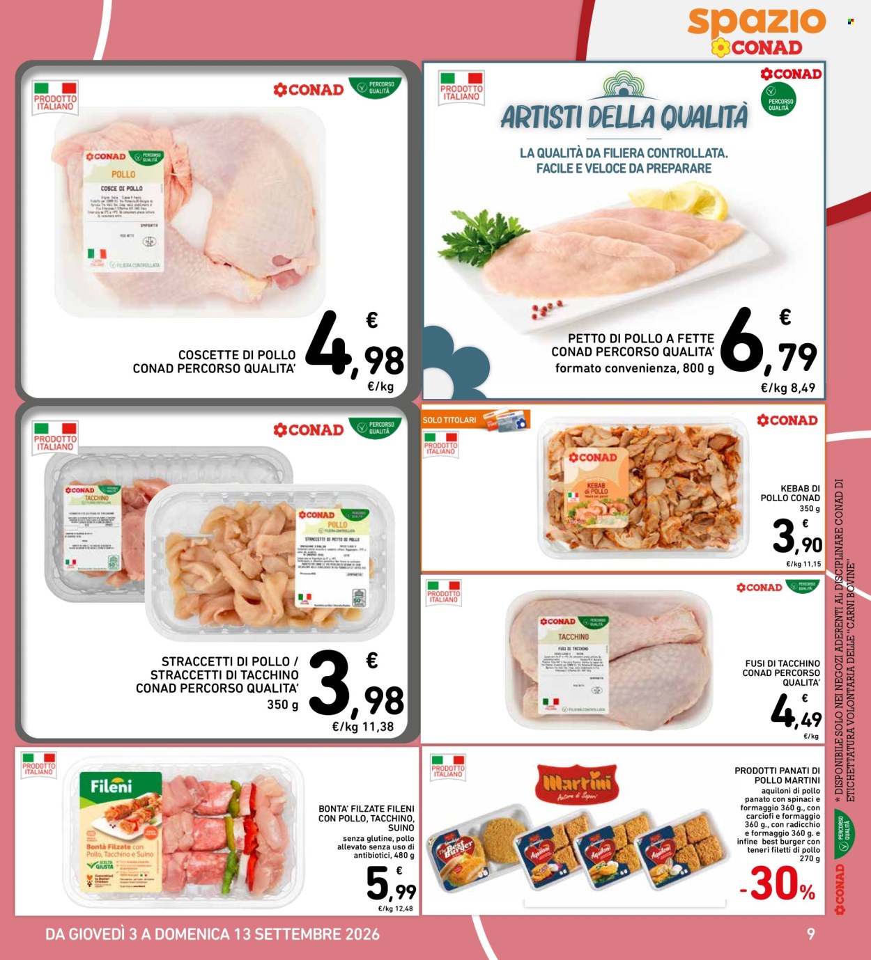 Volantino Spazio Conad - 3/9/2026 - 12/9/2026. Pagina 9