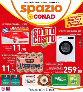 Volantino Spazio Conad - 3/9/2026 - 12/9/2026.