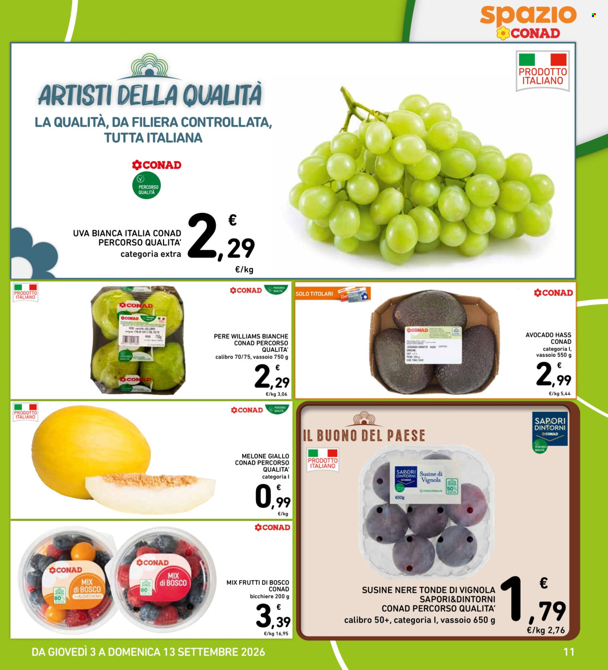 Volantino Spazio Conad - 3/9/2026 - 12/9/2026. Pagina 11