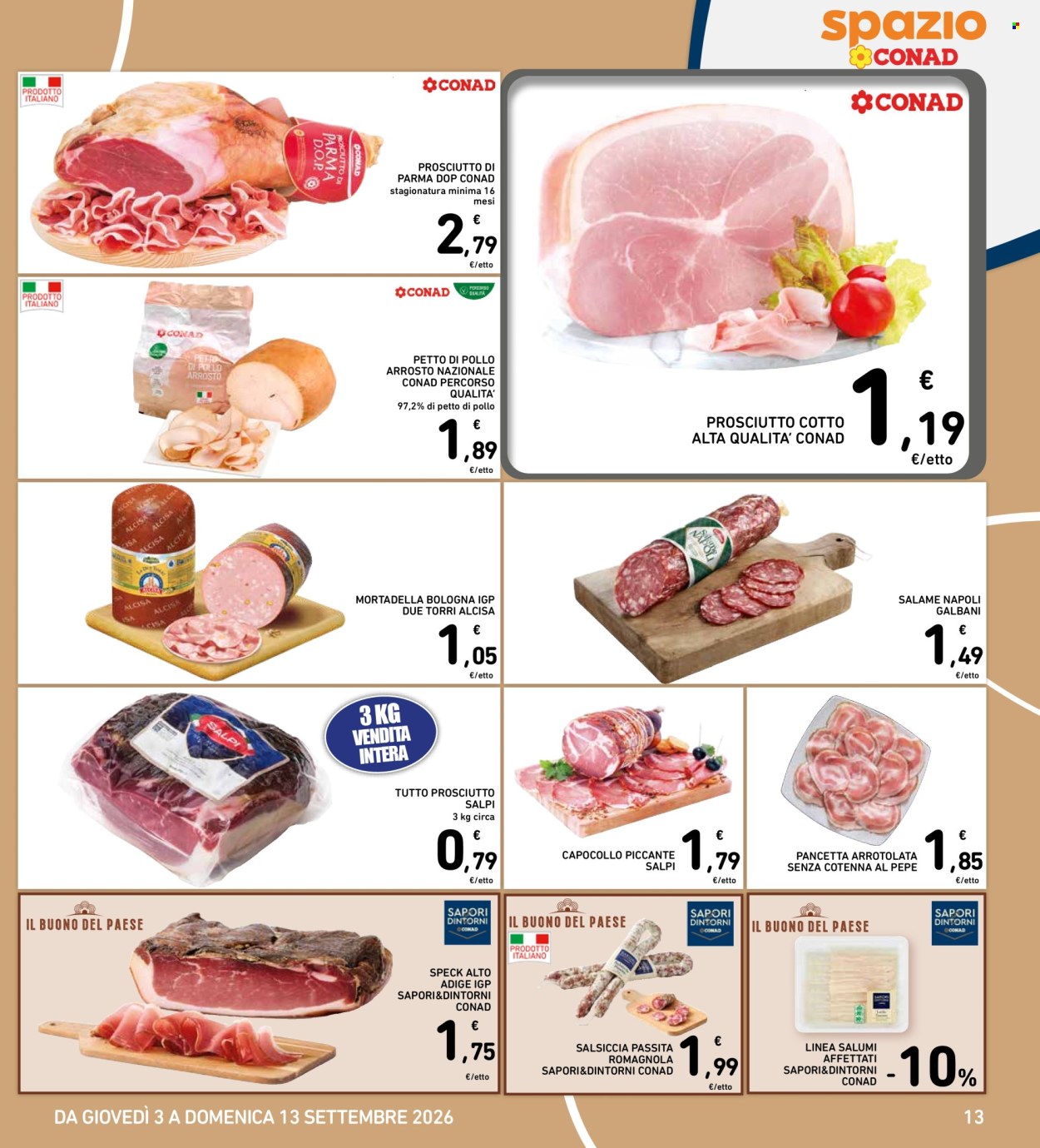 Volantino Spazio Conad - 3/9/2026 - 12/9/2026. Pagina 13