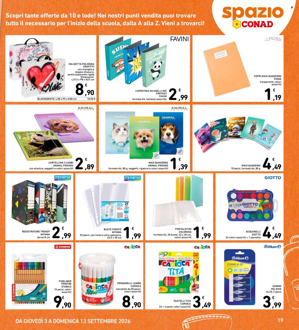 Volantino Spazio Conad - 3/9/2026 - 12/9/2026. Pagina 19