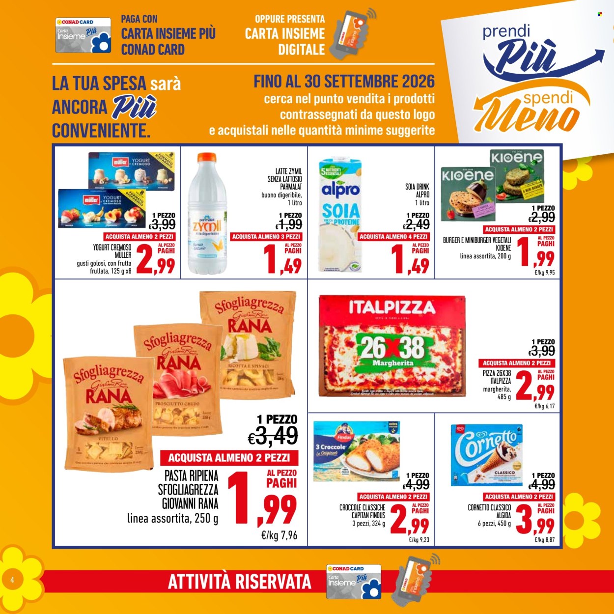 Volantino Spesa Facile Conad - 1/9/2026 - 30/9/2026. Pagina 4