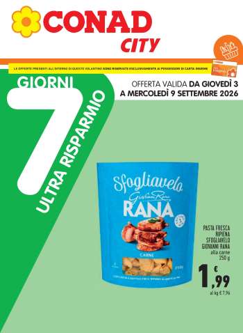 Volantino Conad City - 3/9/2026 - 9/9/2026.