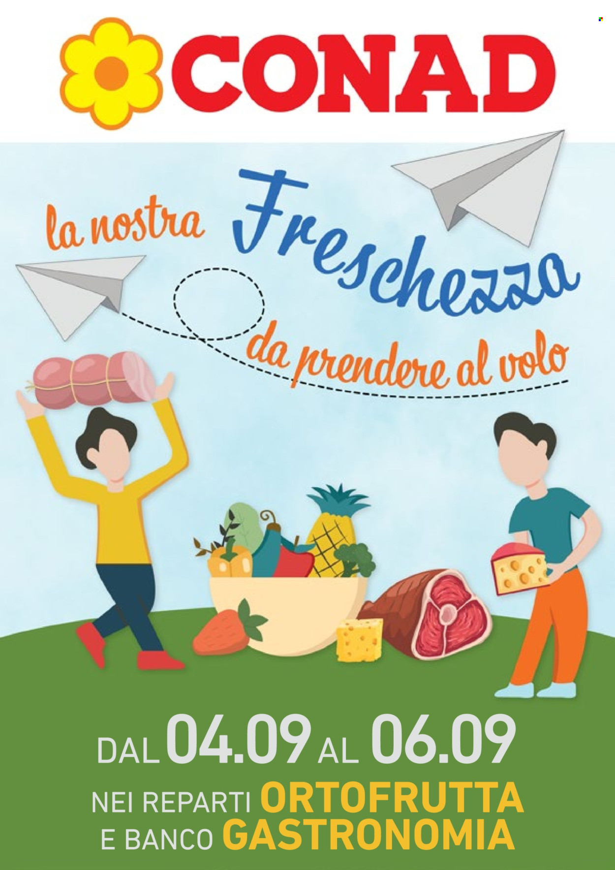 Volantino Conad - 4/9/2026 - 6/9/2026. Pagina 1