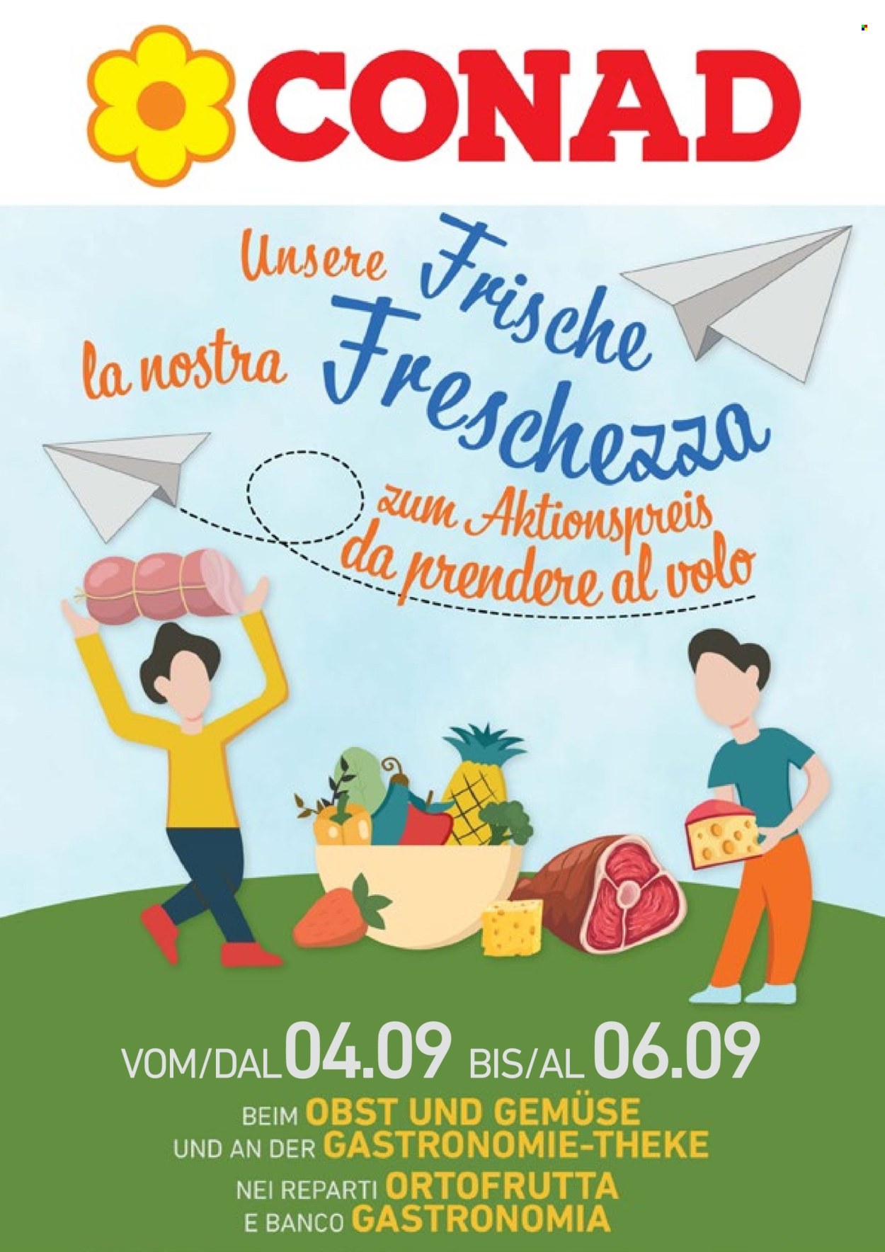 Volantino Conad - 4/9/2026 - 6/9/2026. Pagina 1