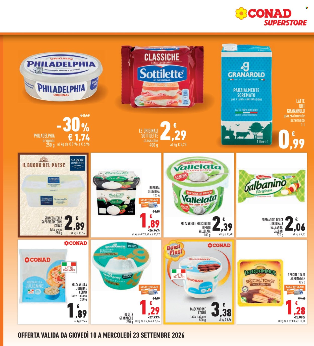 Volantino Conad - 10/9/2026 - 23/9/2026. Pagina 10