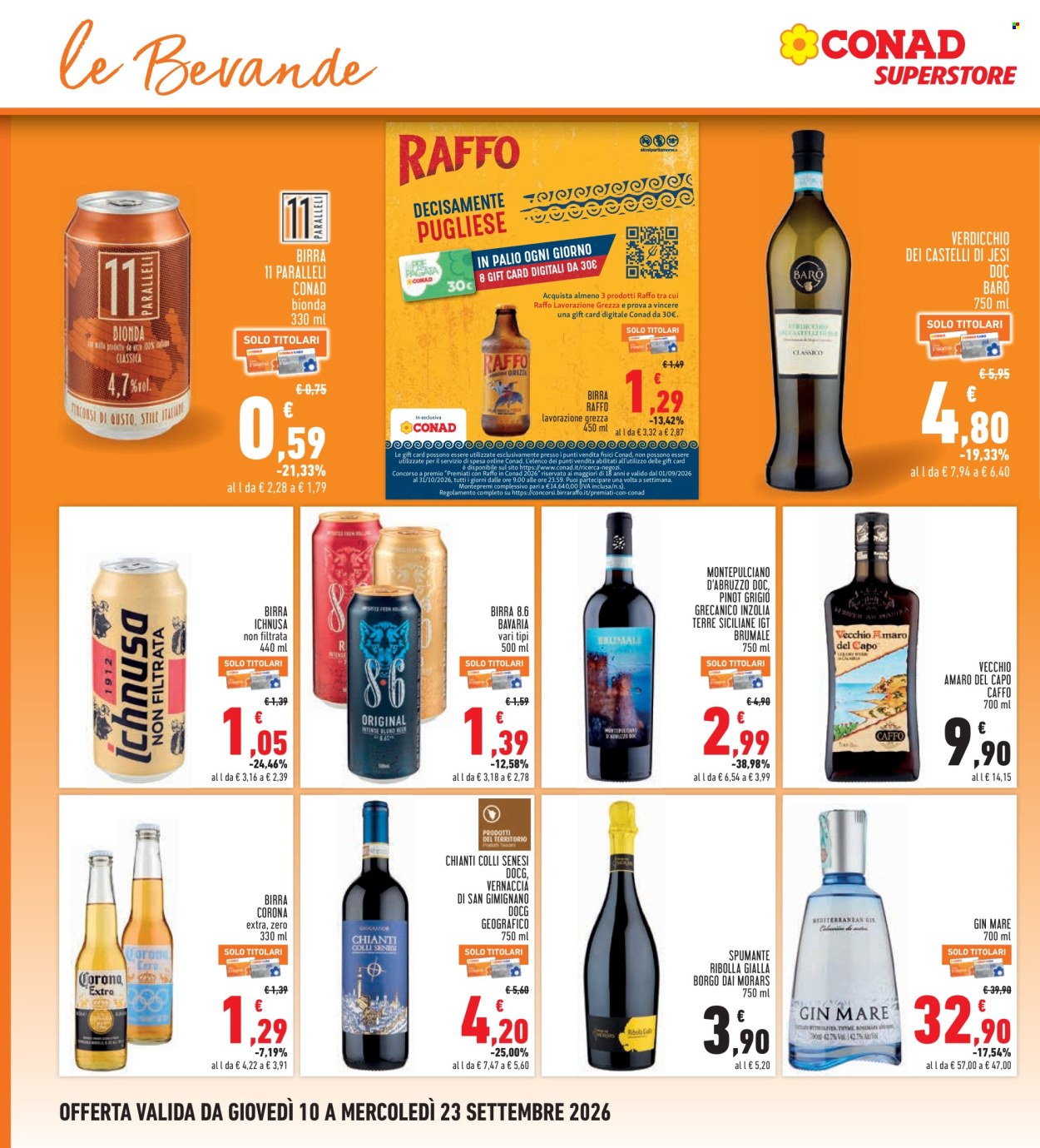 Volantino Conad - 10/9/2026 - 23/9/2026. Pagina 18