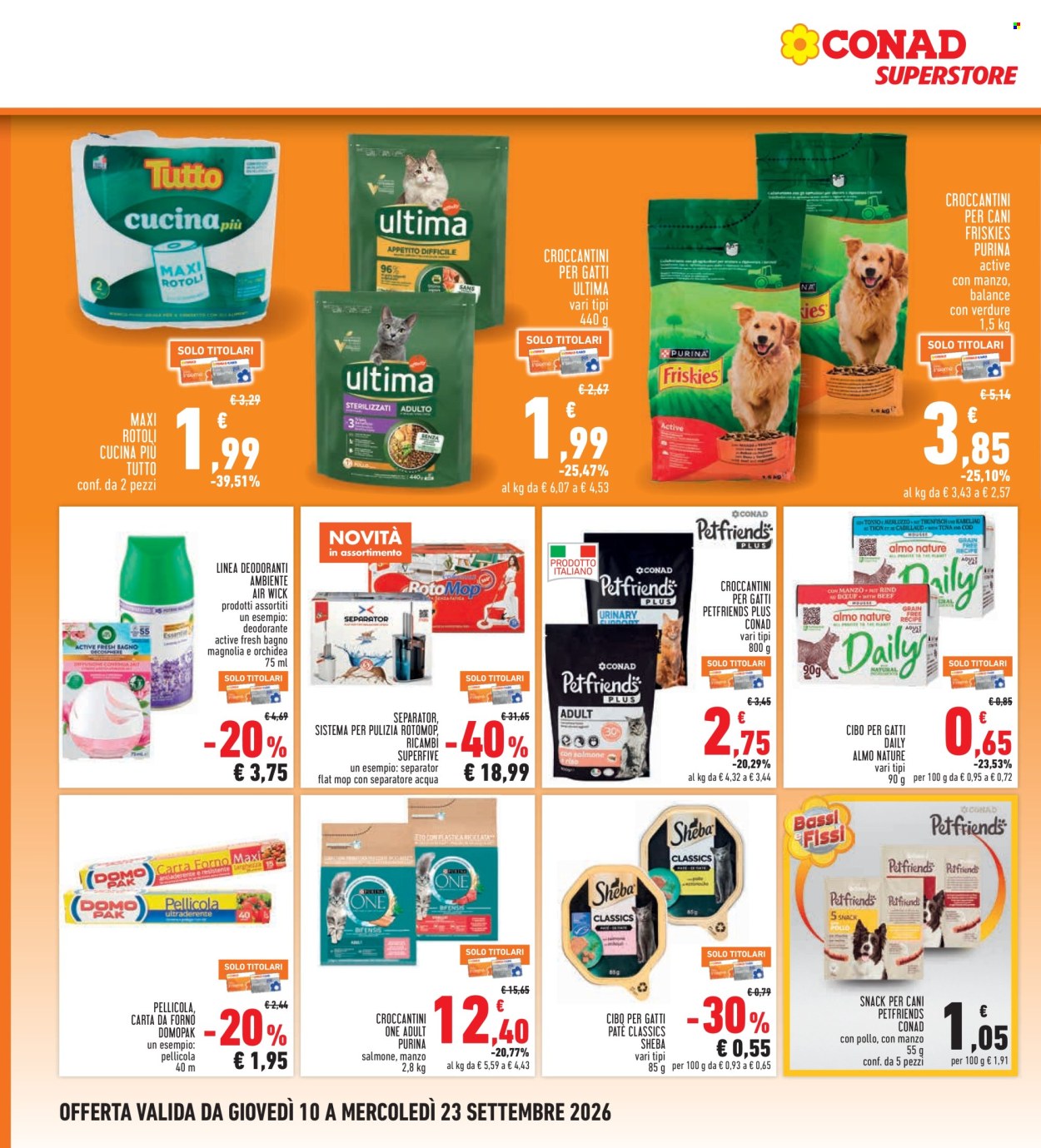 Volantino Conad - 10/9/2026 - 23/9/2026. Pagina 26