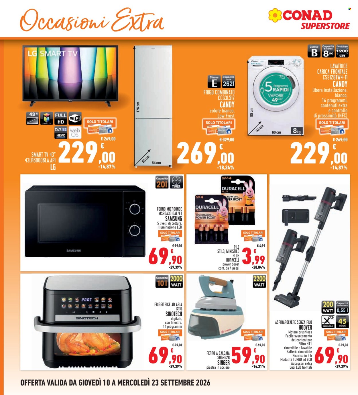 Volantino Conad - 10/9/2026 - 23/9/2026. Pagina 28