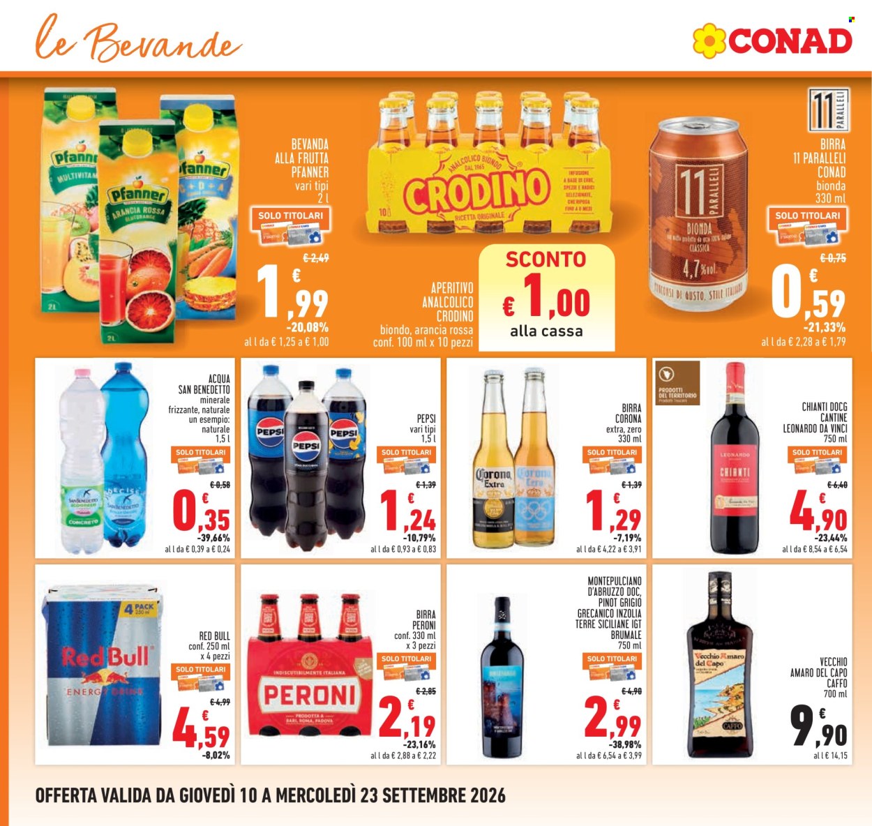 Volantino Conad - 10/9/2026 - 23/9/2026. Pagina 16