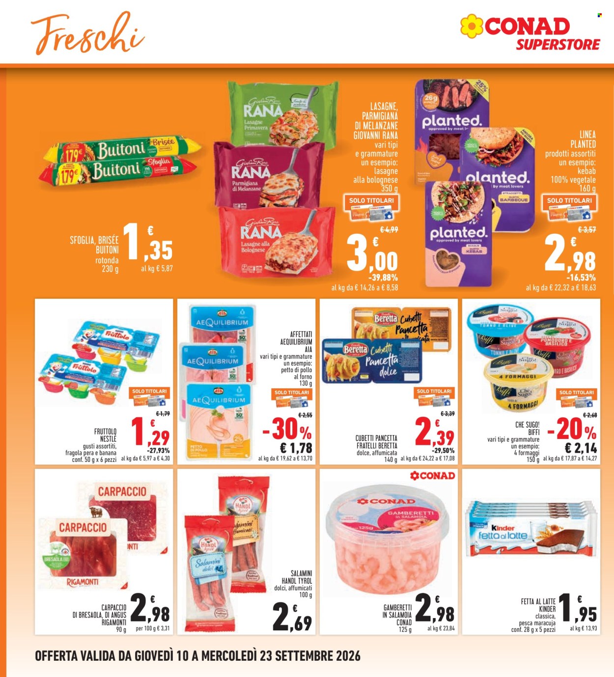 Volantino Conad Superstore - 10/9/2026 - 23/9/2026. Pagina 12