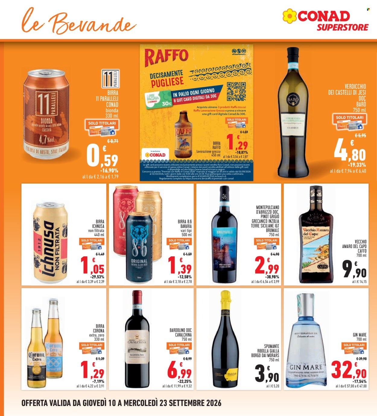 Volantino Conad Superstore - 10/9/2026 - 23/9/2026. Pagina 18