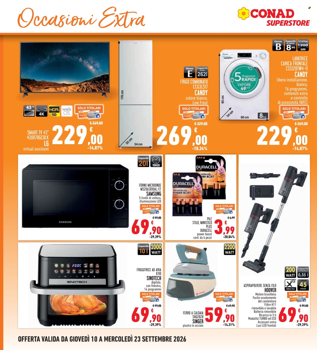 Volantino Conad Superstore - 10/9/2026 - 23/9/2026. Pagina 28
