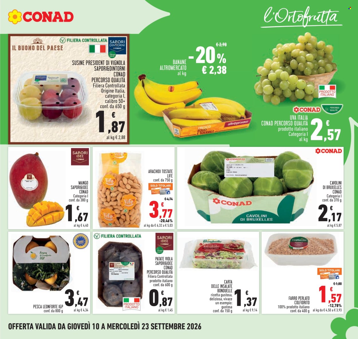 Volantino Conad - 10/9/2026 - 23/9/2026. Pagina 7