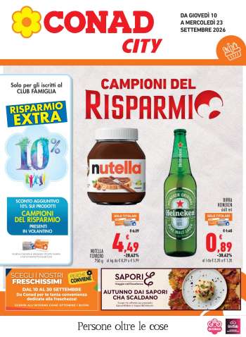 Volantino Conad - 10/9/2026 - 23/9/2026.