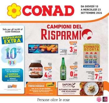 Volantino Conad - 10/9/2026 - 23/9/2026.