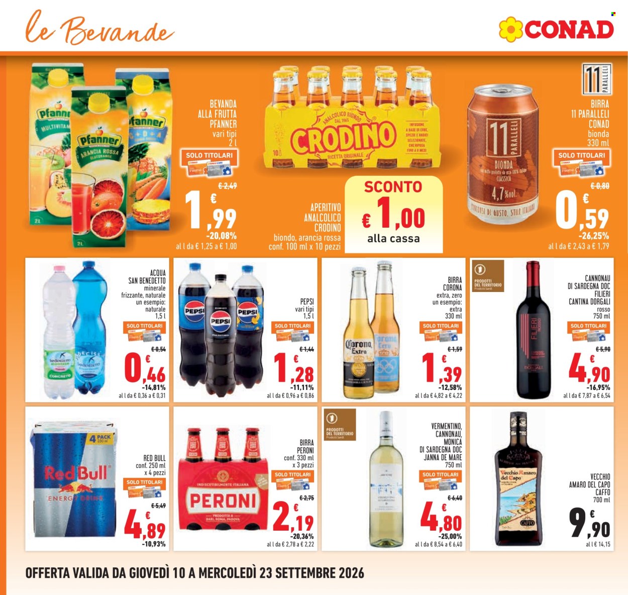 Volantino Conad - 10/9/2026 - 23/9/2026. Pagina 16