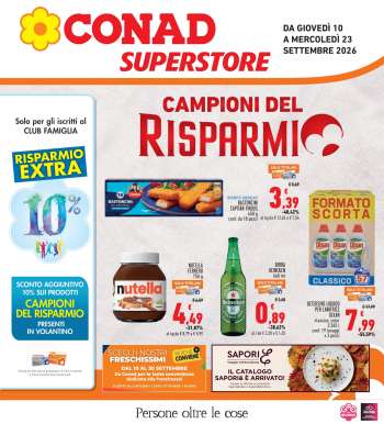 Volantino Conad - 10/9/2026 - 23/9/2026.
