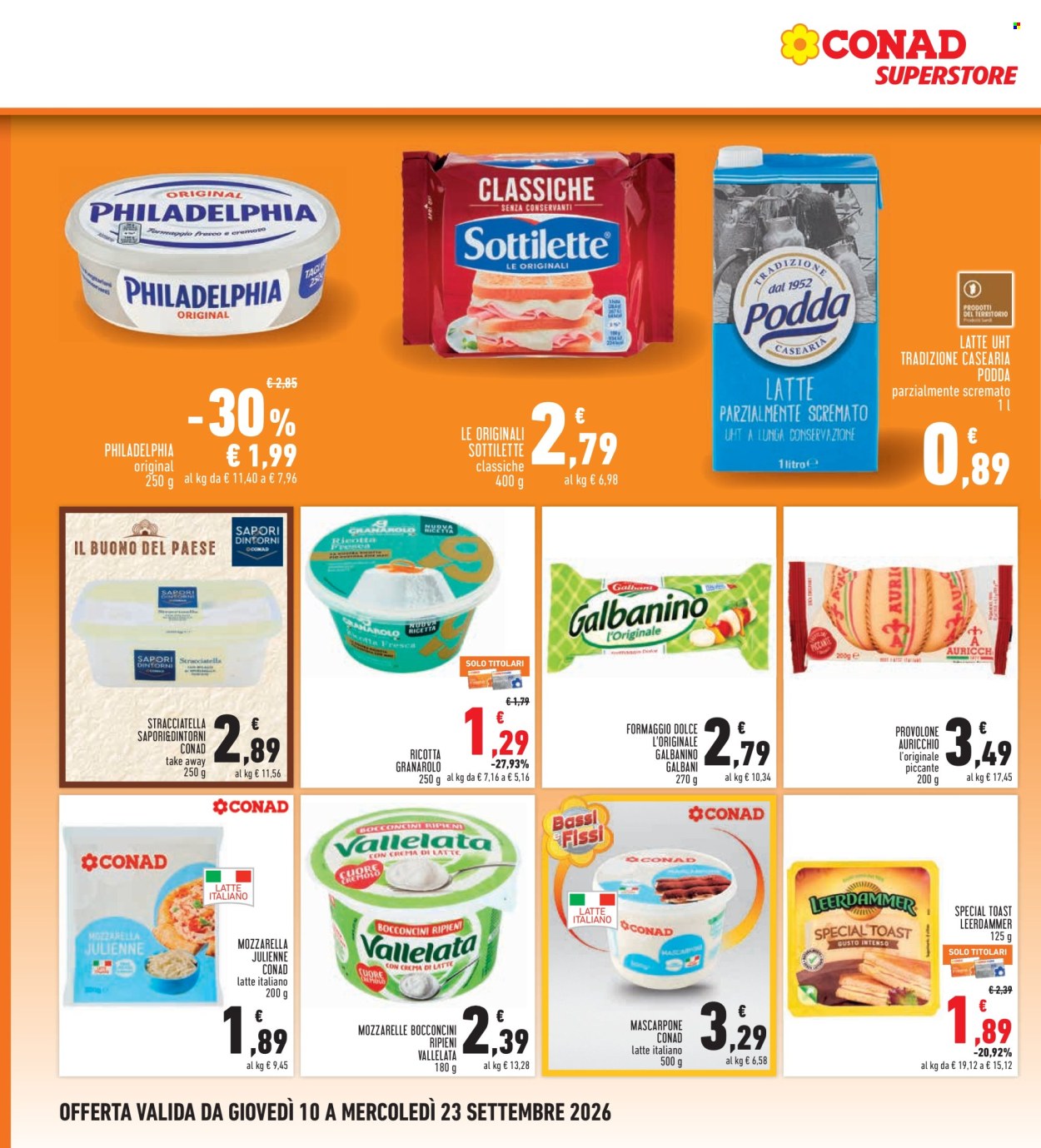 Volantino Conad - 10/9/2026 - 23/9/2026. Pagina 10