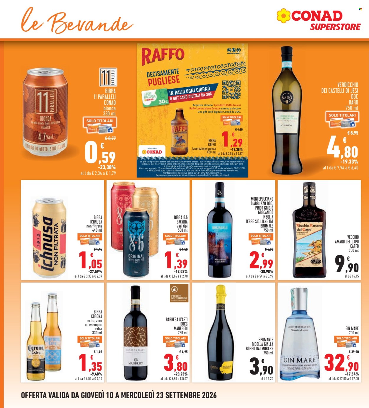 Volantino Conad - 10/9/2026 - 23/9/2026. Pagina 18