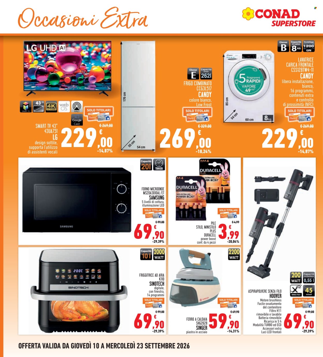 Volantino Conad - 10/9/2026 - 23/9/2026. Pagina 28