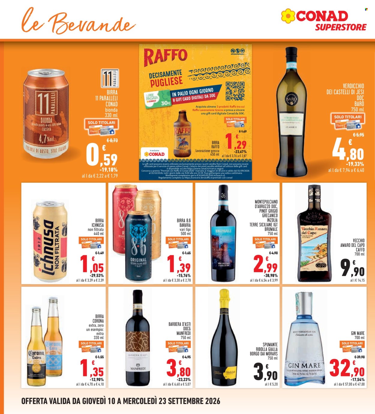 Volantino Conad Superstore - 10/9/2026 - 23/9/2026. Pagina 18