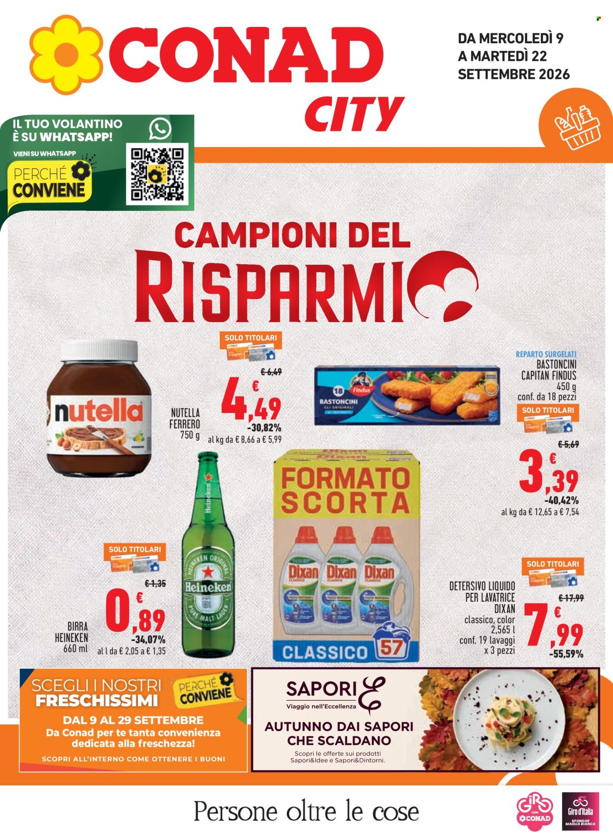 Volantino Conad - 9/9/2026 - 22/9/2026. Pagina 1