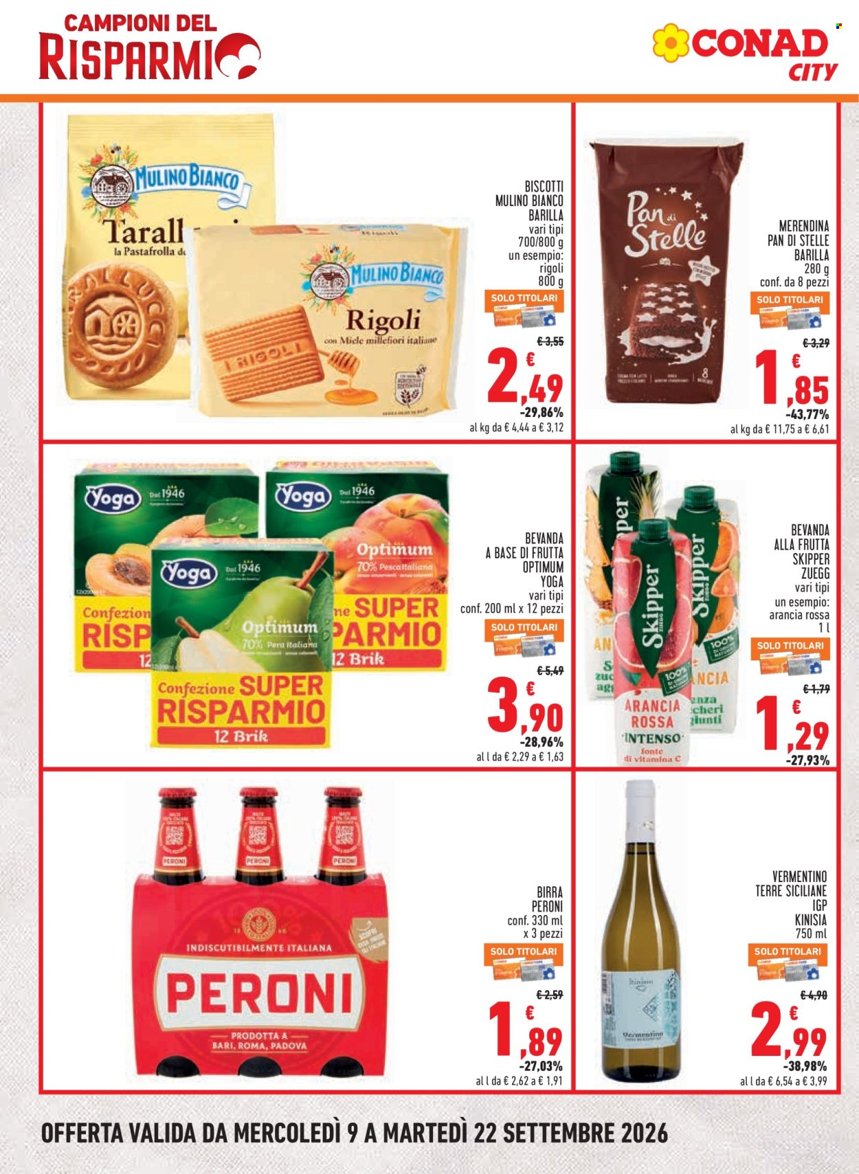 Volantino Conad - 9/9/2026 - 22/9/2026. Pagina 4