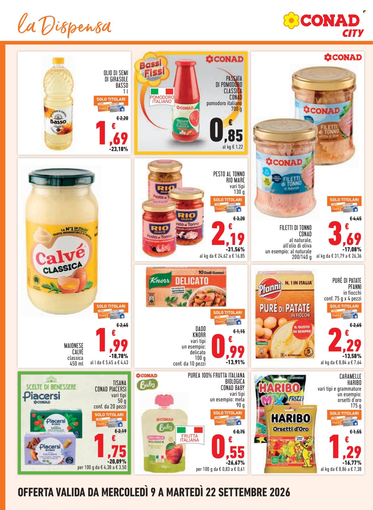Volantino Conad - 9/9/2026 - 22/9/2026. Pagina 14