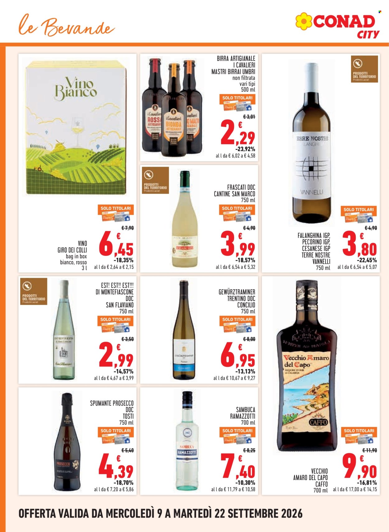 Volantino Conad - 9/9/2026 - 22/9/2026. Pagina 16