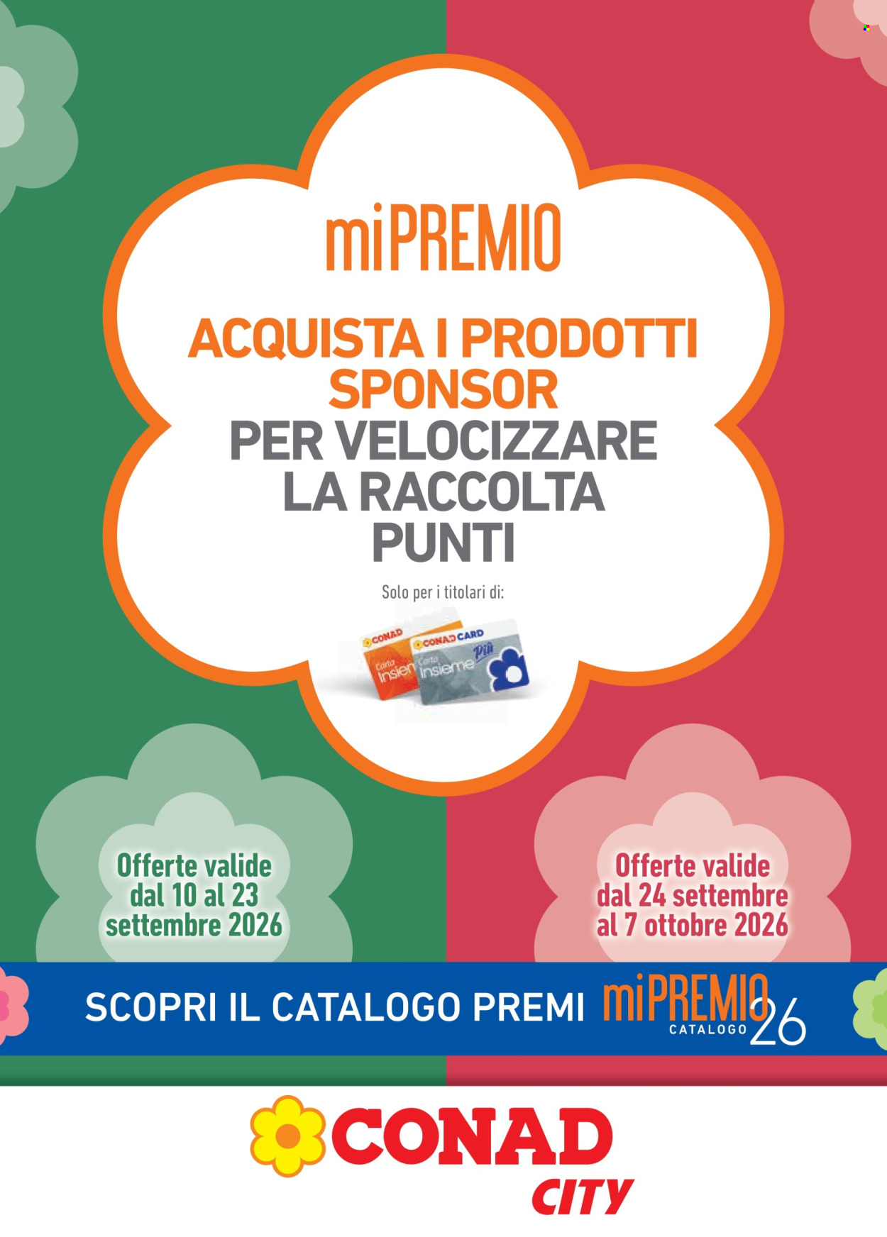 Volantino Conad - 10/9/2026 - 7/10/2026. Pagina 1