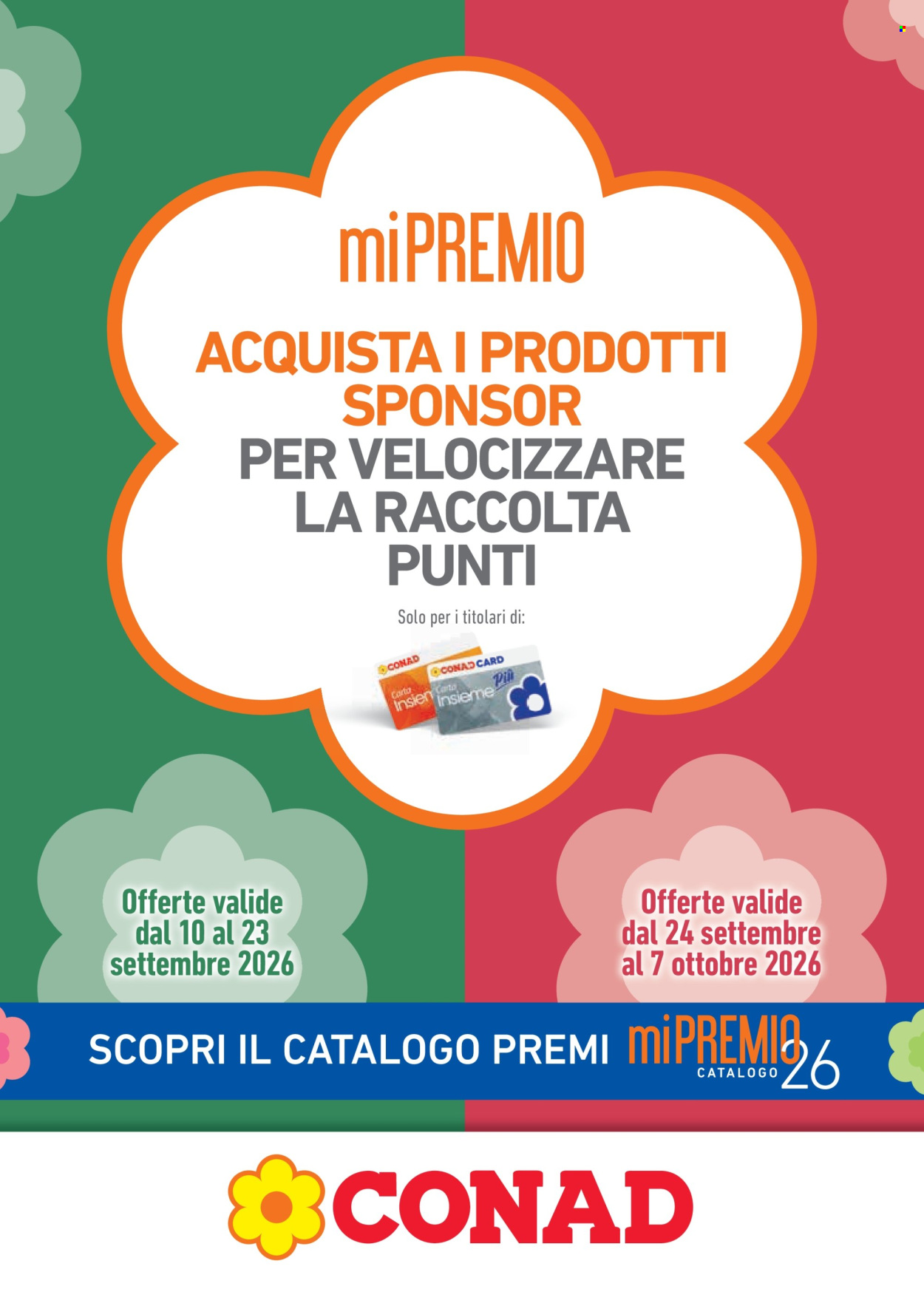 Volantino Conad - 10/9/2026 - 7/10/2026. Pagina 1