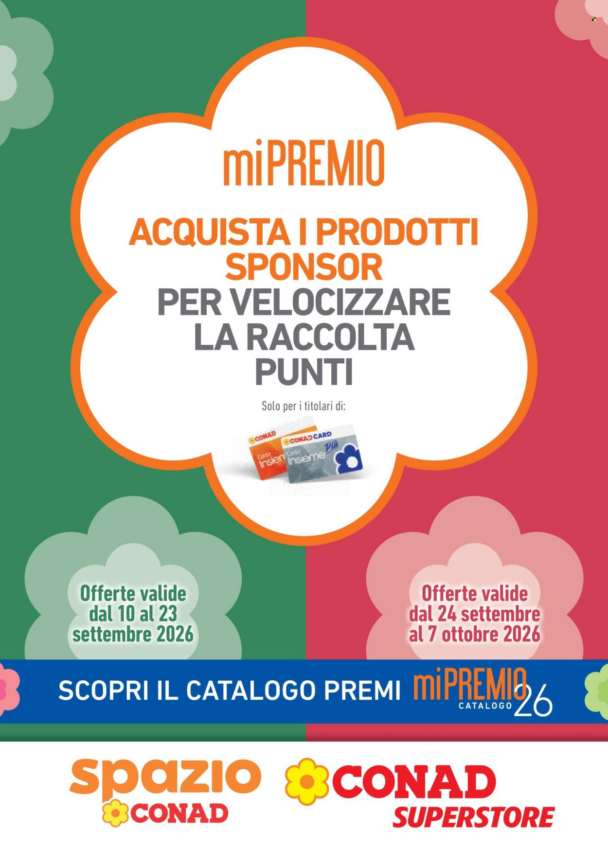 Volantino Conad - 10/9/2026 - 7/10/2026. Pagina 1
