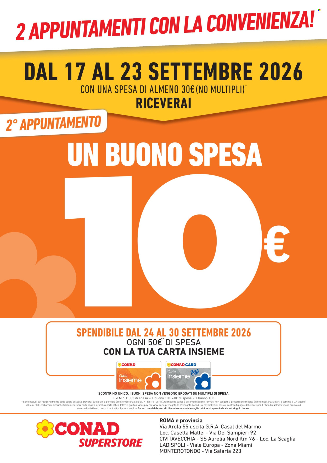 Volantino Conad - 10/9/2026 - 23/9/2026. Pagina 2