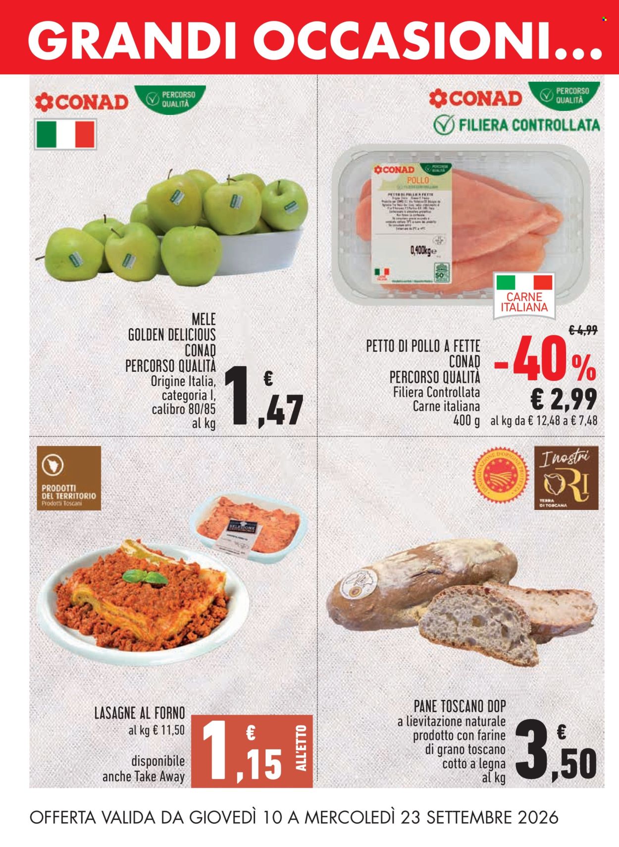 Volantino Conad City - 10/9/2026 - 23/9/2026. Pagina 2