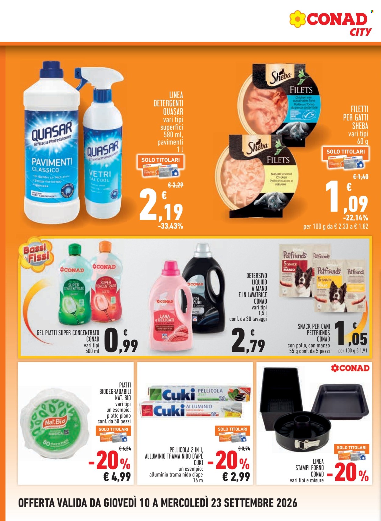 Volantino Conad City - 10/9/2026 - 23/9/2026. Pagina 18