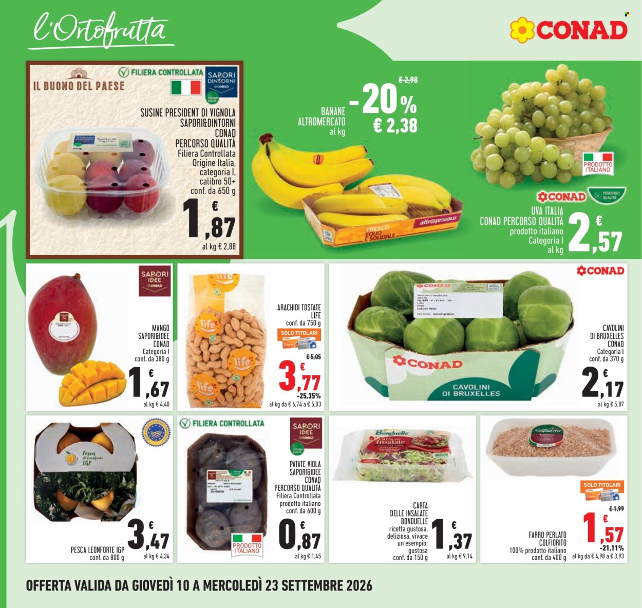 Volantino Conad - 10/9/2026 - 23/9/2026. Pagina 8