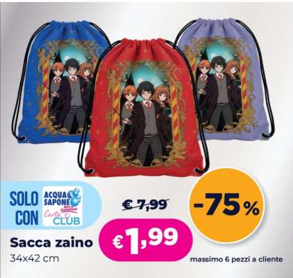 Sacca zaino