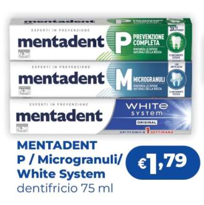 MENTADENT P / Microgranuli / White System