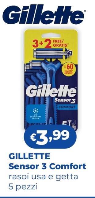 GILLETTE SENSOR 3 COMFORT