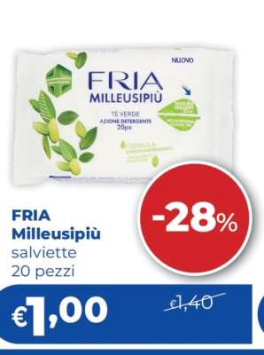 FRIA Milleusipiù salviette 20 pezzi