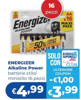 ENERGIZER Alkaline Power