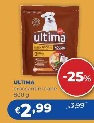 ULTIMA croccantini cane 800 g