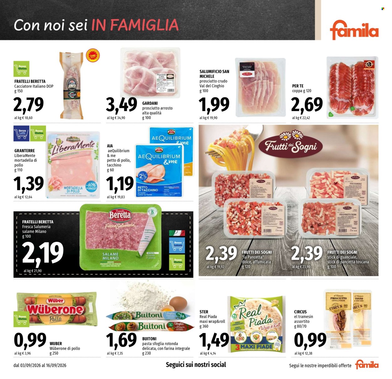 Volantino Famila - 3/9/2026 - 16/9/2026. Pagina 11